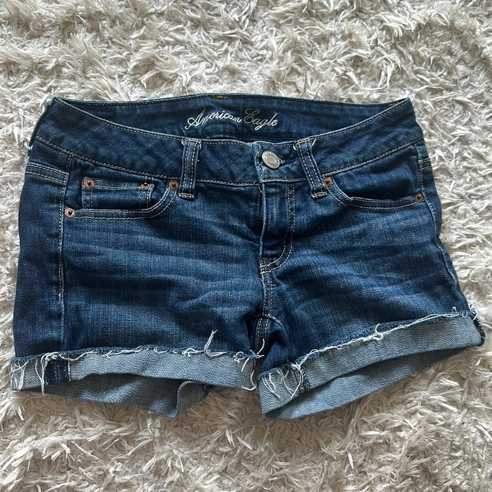 American eagle denim jean shorts